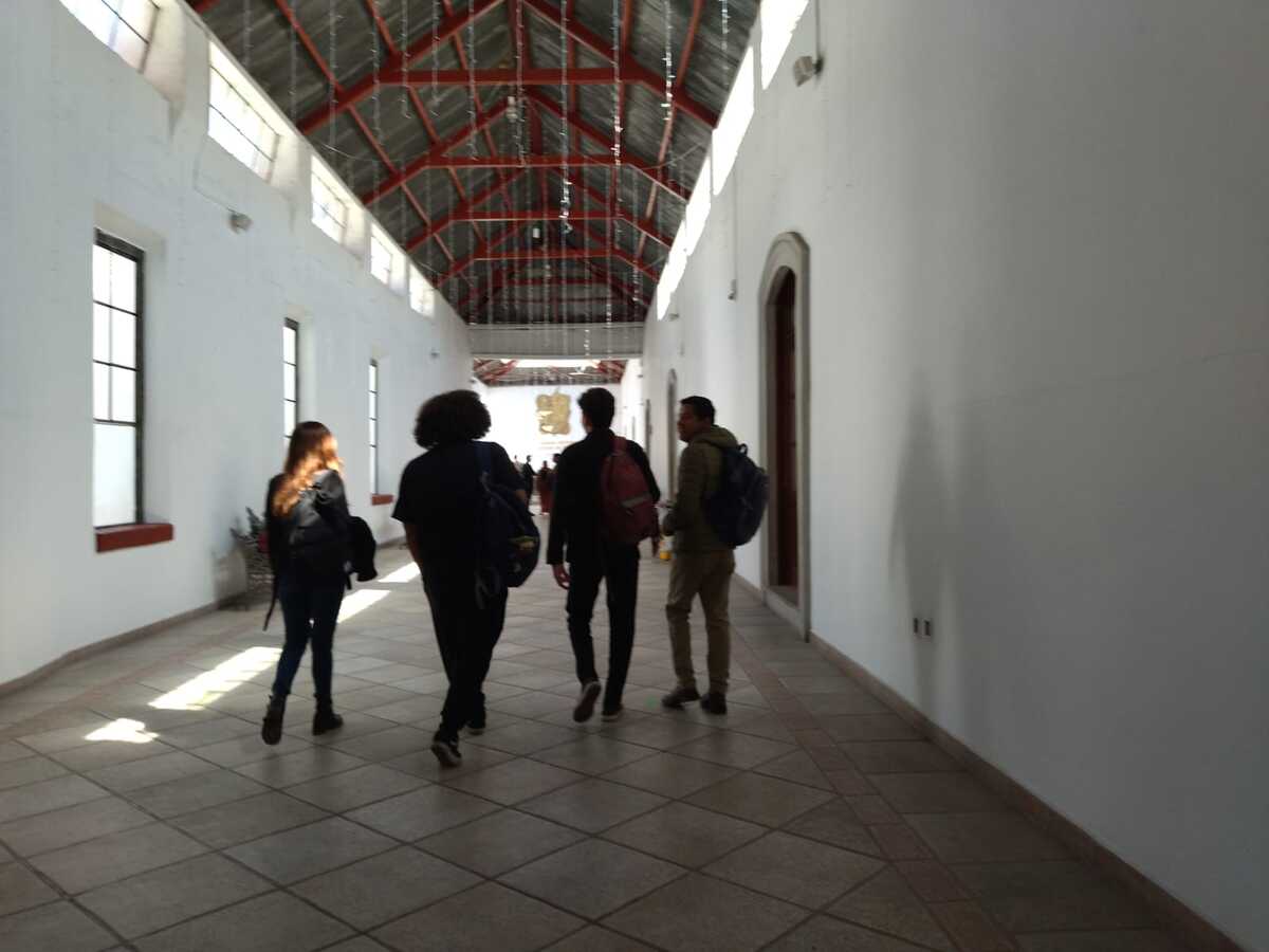 La vocera del Instituto de Artes, Aline Martínez Ruano, dejó en claro que los estudiantes del IDA siguen en paro de actividades (Alejandro Reyes)