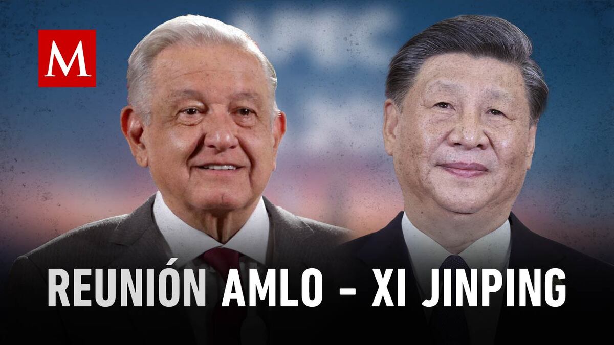 AMLO en reunión bilateral con su homólogo de la República Popular China, Xi Jinping