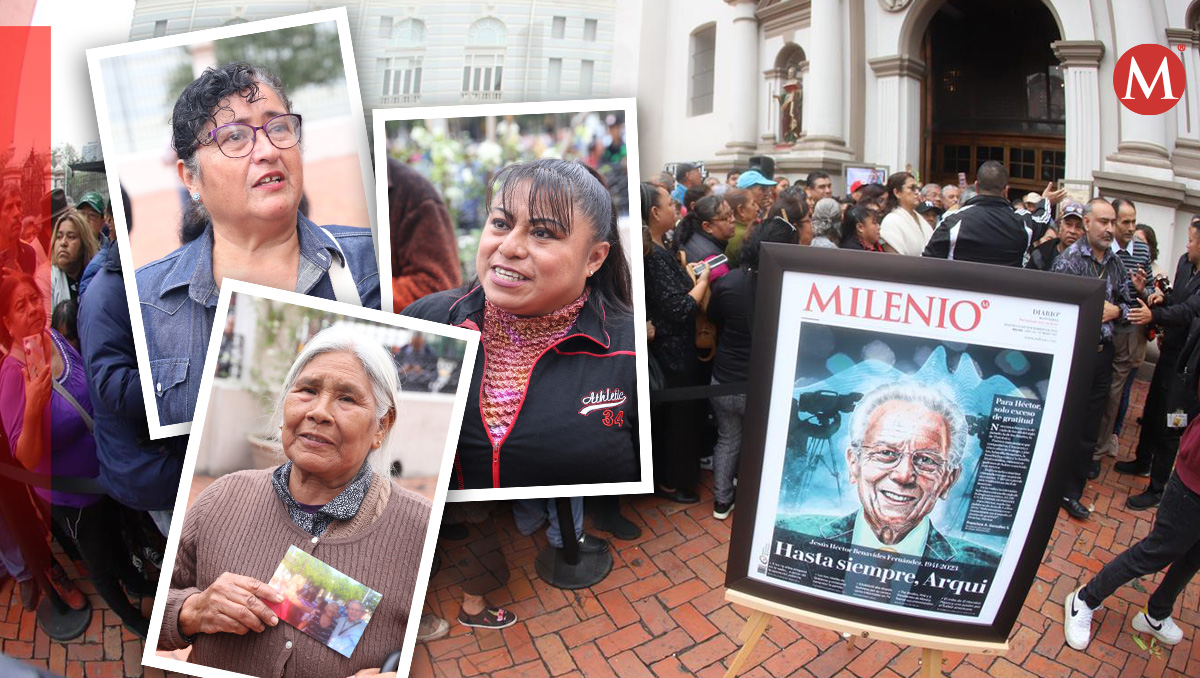 Asistentes a la misa emitieron un mensaje donde lo recordaban. Fotos: Raúl Palacios
