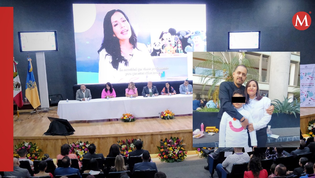 Chavita y su familia participaron en la conmemoración de Día de la Adopción en Jalisco (X @DIFJalisco)