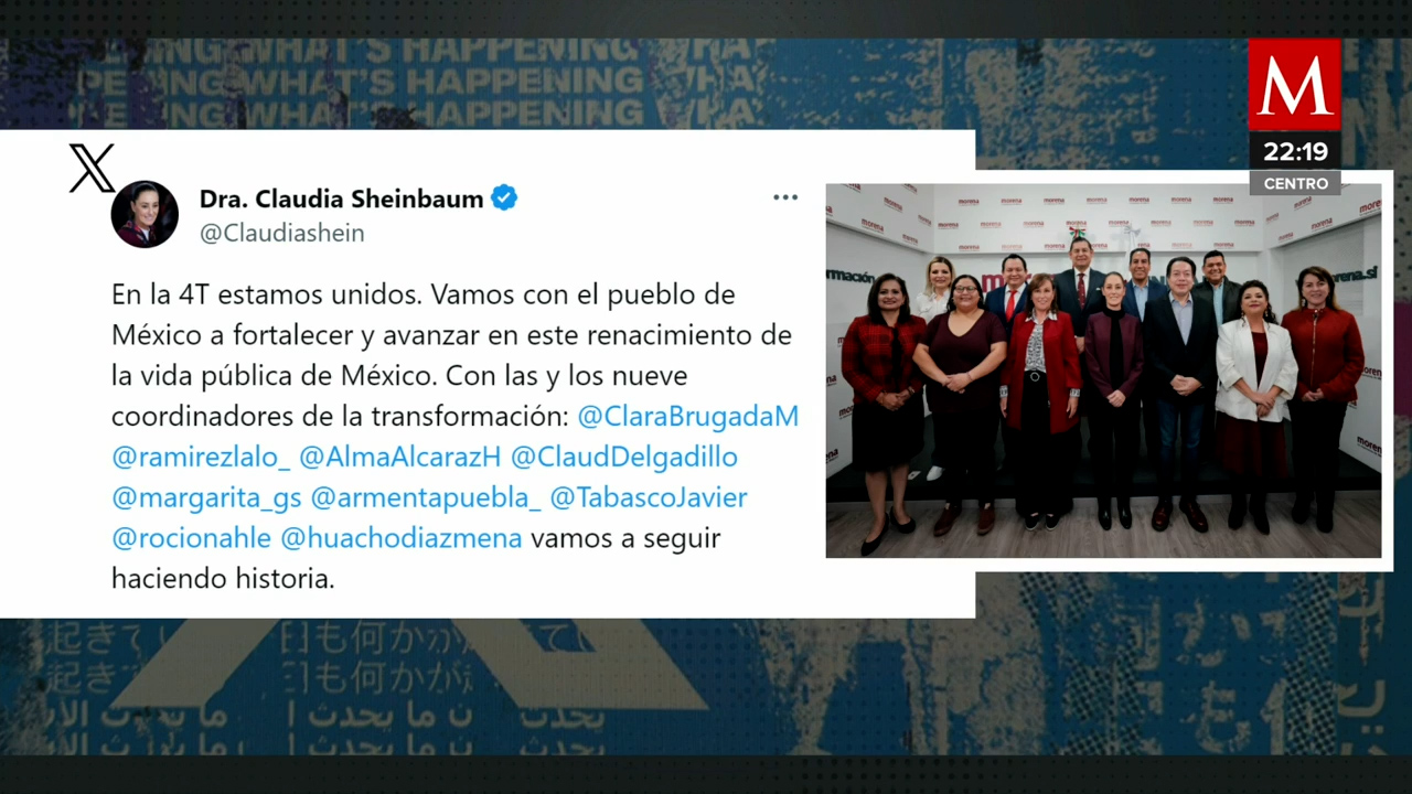 Claudia Sheinbaum se reúne con candidatos para las nueve gubernaturas del próximo año