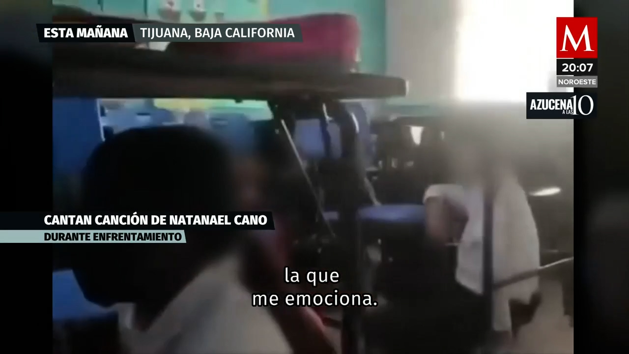 Estudiantes bajo bancas por enfrentamiento en Tijuana