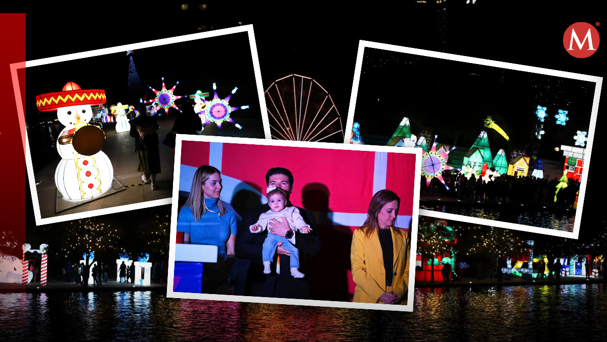 Inaugura Samuel García Luztopía de "Navidad en Hollywood". Fotos: Jorge López