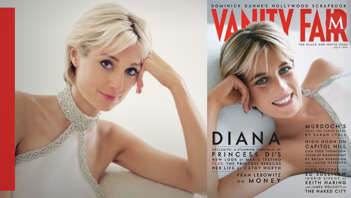 Recrean portada de Vanity Fair en The Crown