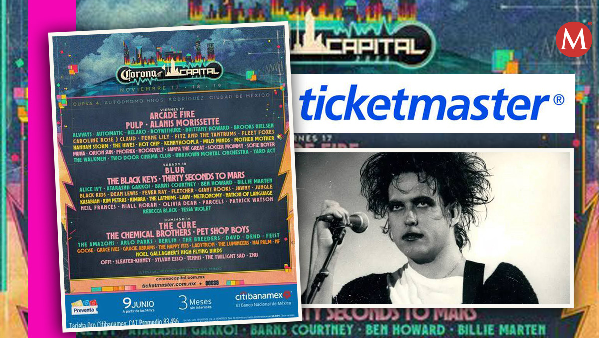 Robert Smith, de The Cure arremetió contra Ticketmaster y terminó encabezando el Corona Capital