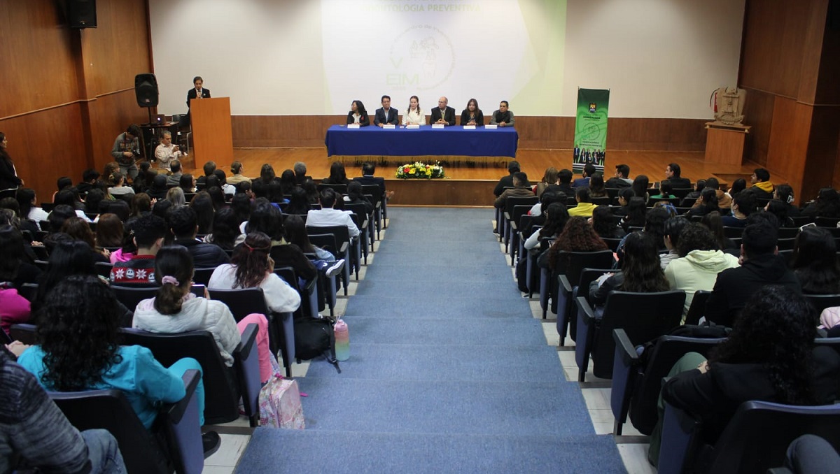 Alumnos y asistentes en el V Encuentro de Investigación Multidisciplinario. (cortesía)