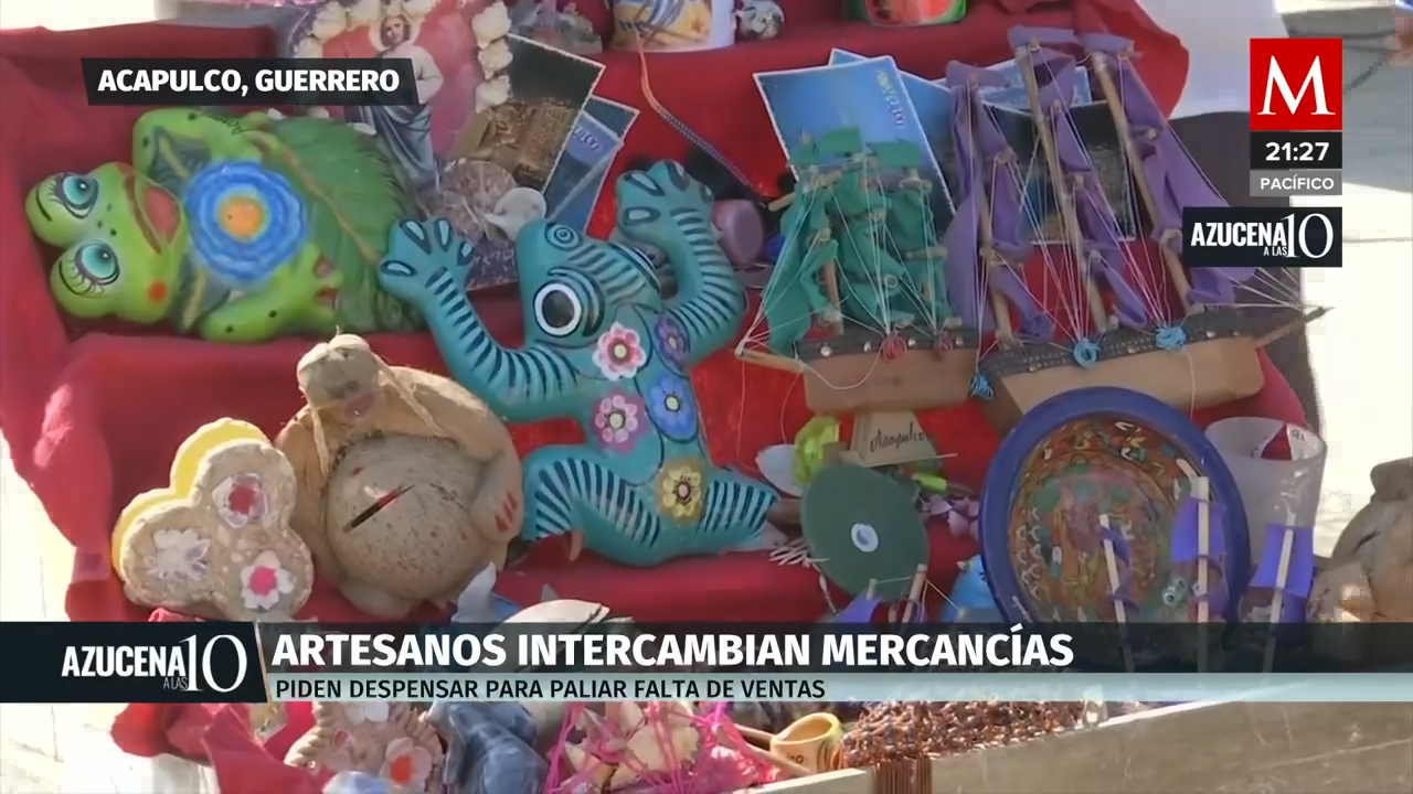 Comerciantes  y artesanos piden apoyo para sobrevivir en  Acapulco