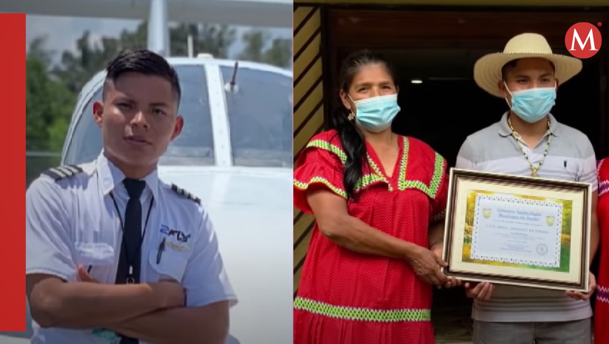 Joven indígena se gradúa como piloto | Especial