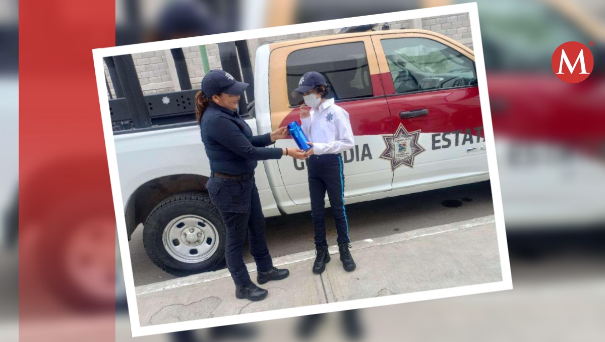 Pequeña guerrera cumple sueño de ser Guardia Estatal de Tamaulipas