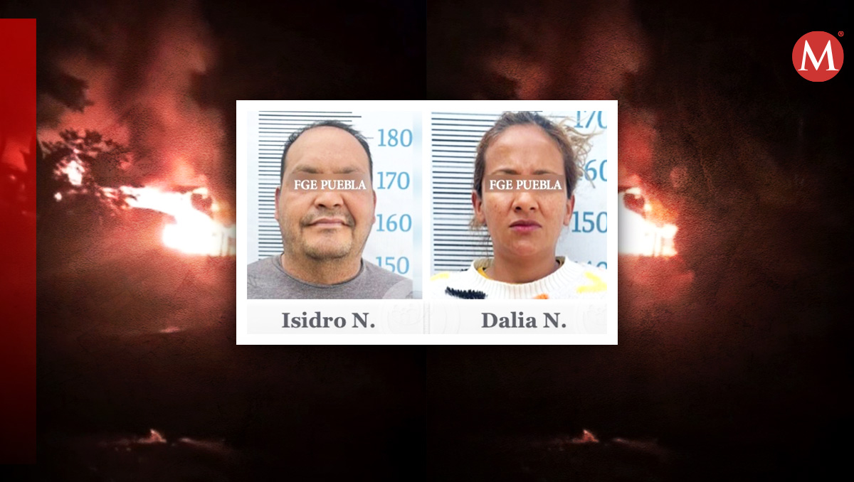 Vinculan a proceso a pareja que calcinó a familia en Zoquitlán, Puebla | Especial | Diseño Milenio