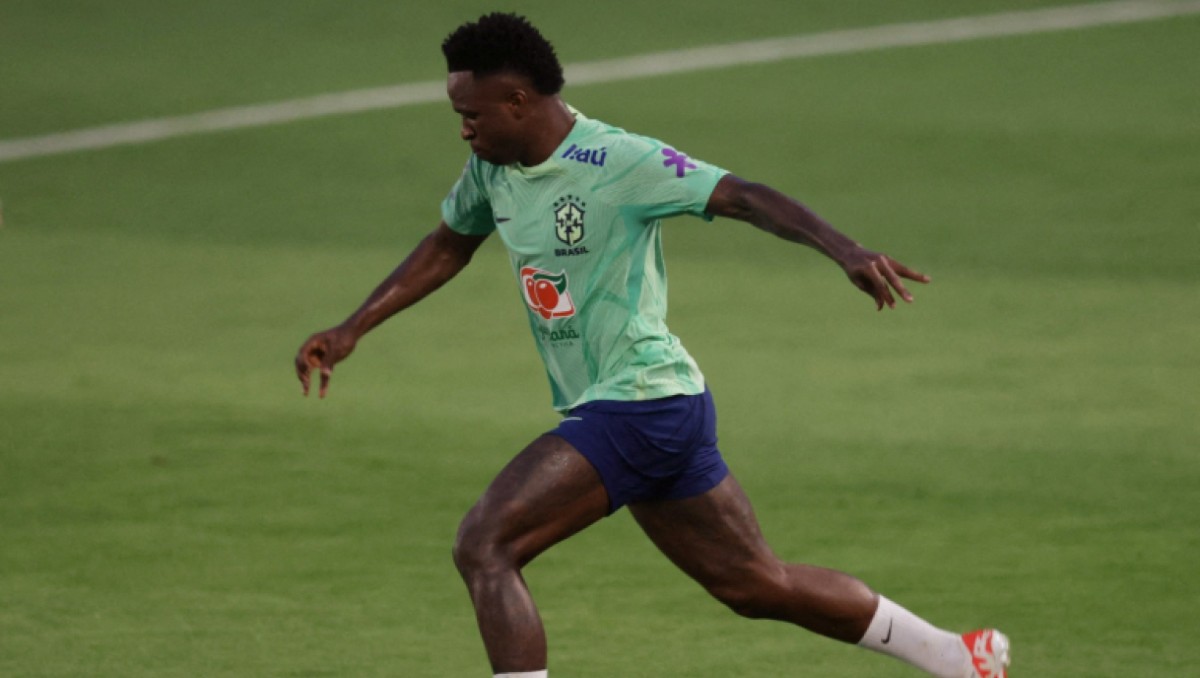 Vinicius Jr es baja por lesión de cara al partido contra Argentina (Reuters)