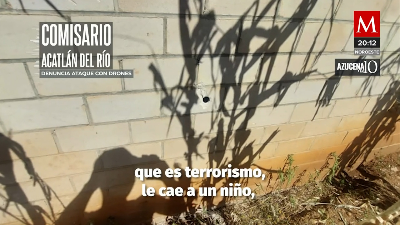 Atacan a pobladores con explosivos lanzados desde dronea en Guerrero