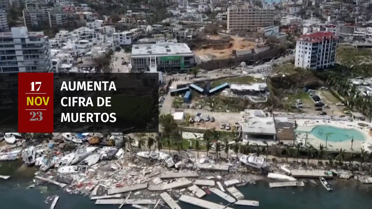 Aumenta el número de fallecidos por “Otis”. Selene Flores, 17 de noviembre de 2023