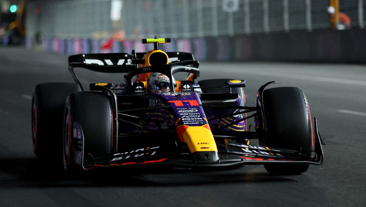 'Checo' Pérez termina en quinto lugar de la tercera práctica libre del GP de Las Vegas (Reuters)