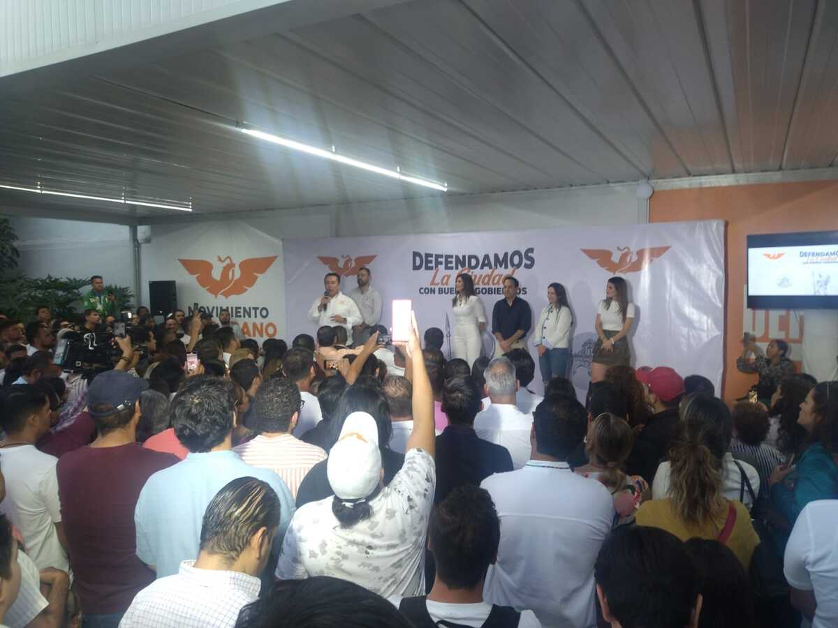 Verónica Delgadillo se registra como la precandidata única de MC (Dalia Rojas)