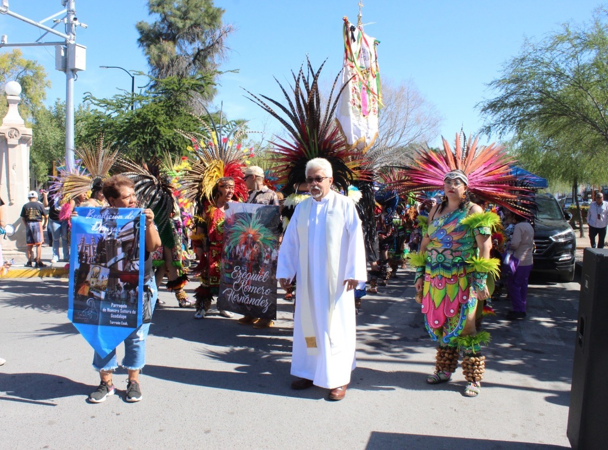Bendición de danzas en Torreón. | Roberto Amaya