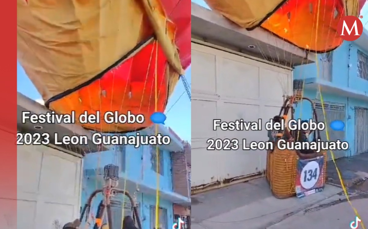 Globo aerostático cae durante el FIG 2023 en León