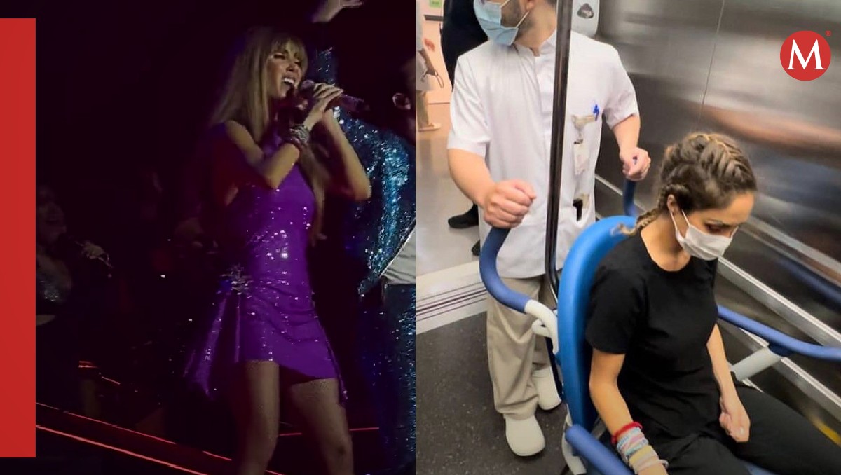 Redes difunden el momento en el que Anahí se siente mal | Captura TikTok