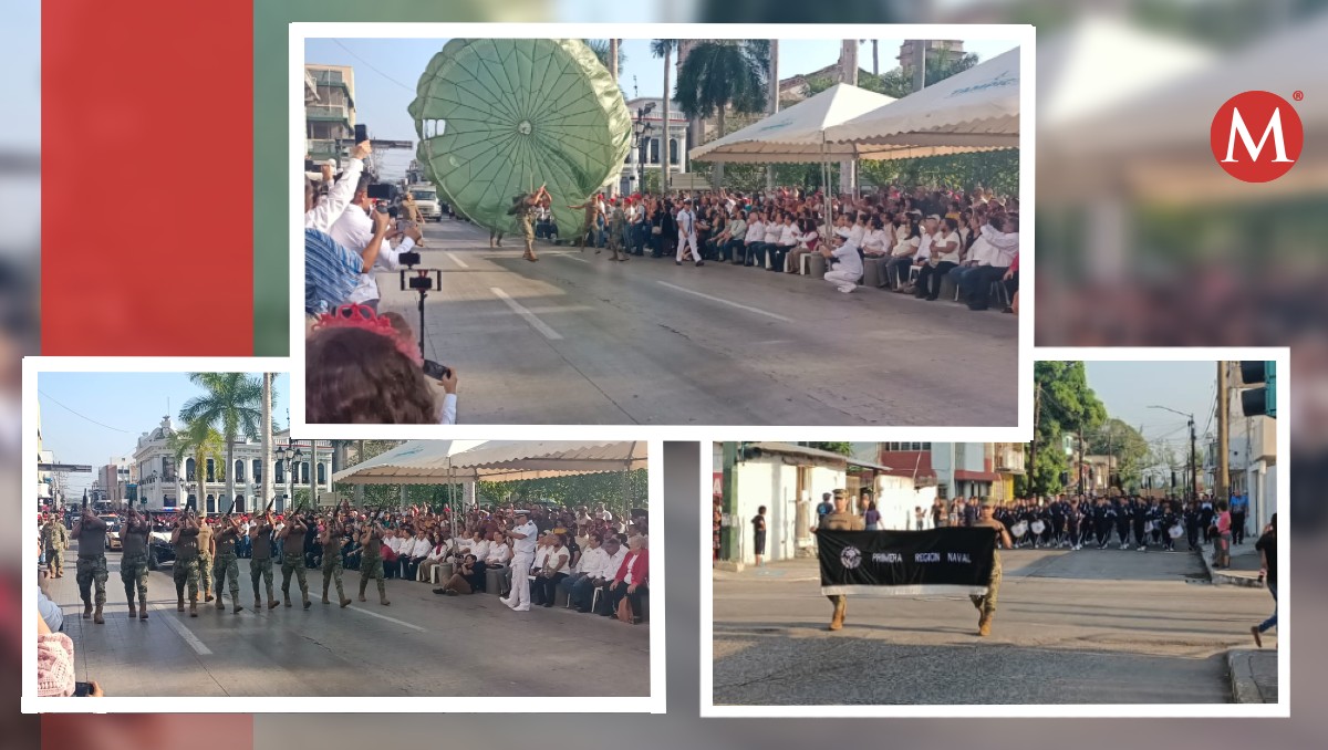 Arranca desfile conmemorativo al 20 de noviembre en Tamaulipas