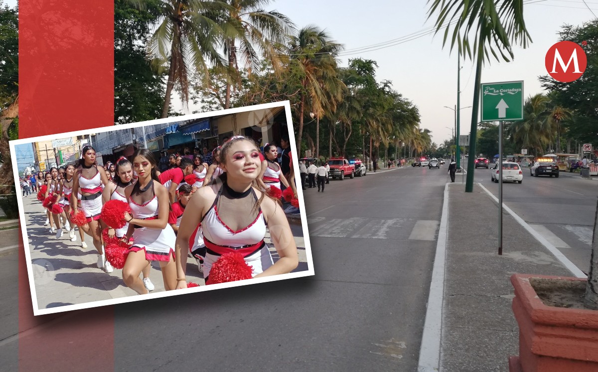 Cierre de vialidades por desfile en Tamaulipas