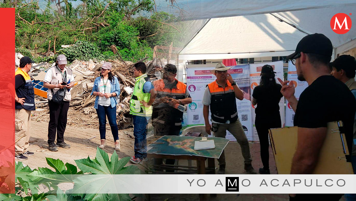 Cofepris reduce al máximo los focos infecciosos por huracán 'Otis' en Guerrero. (Diseño Milenio)