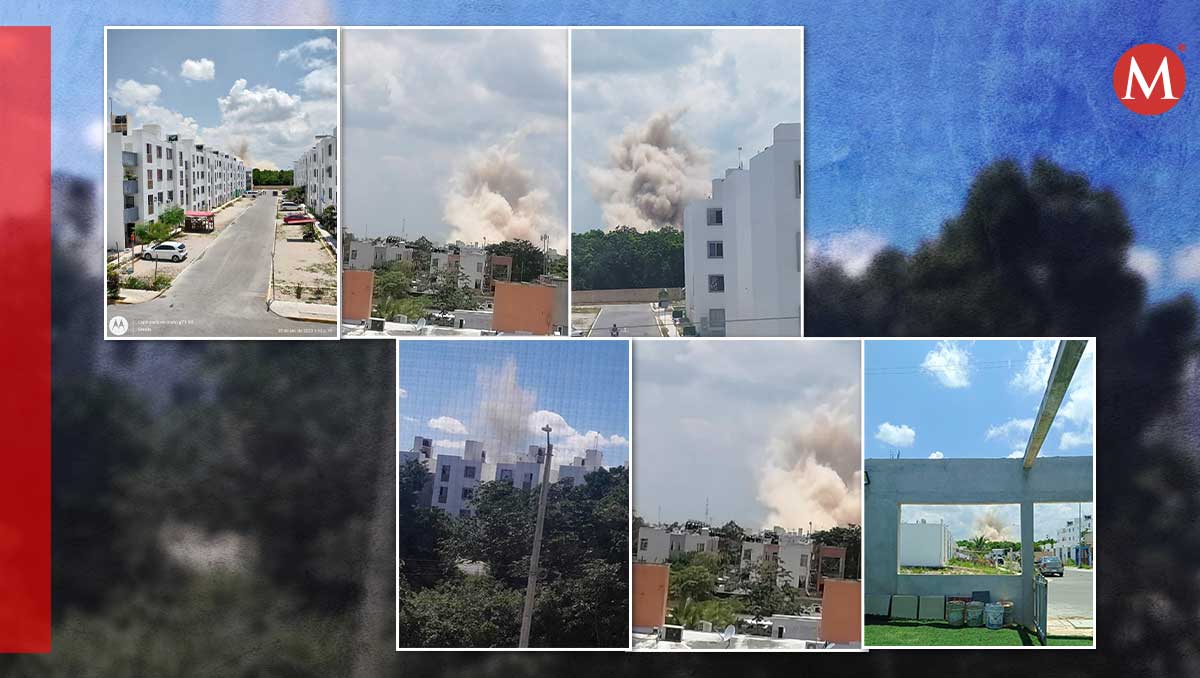 Suspenden empresa encargada de las voladuras para extracción de material pétreo en Cancún. | Especial