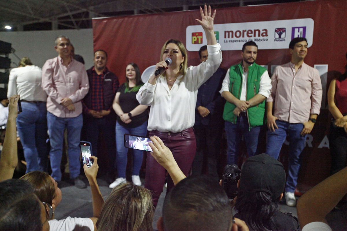Arranca Claudia Delgadillo precampaña como precandidata a la gubernatura por Morena (Fernando Carranza)
