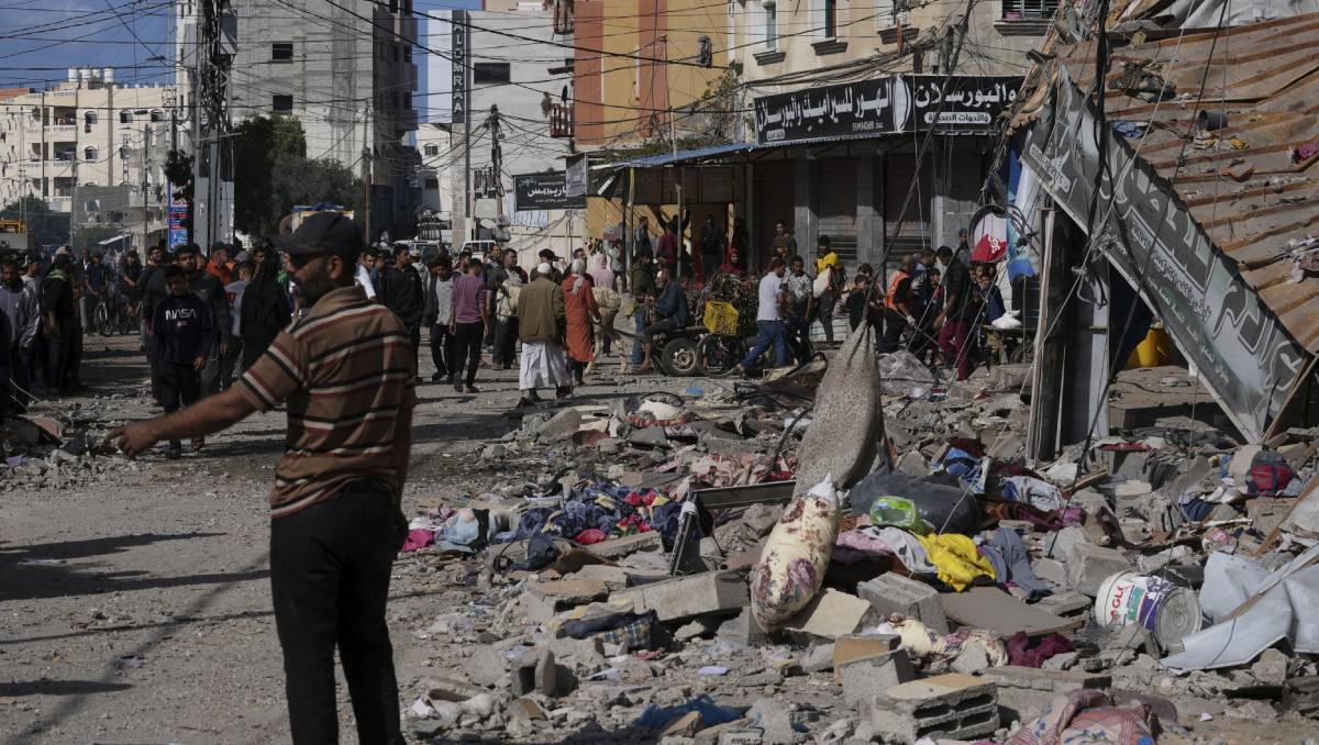 La franja de Gaza está prácticamente en ruinas por los bombardeos | AP