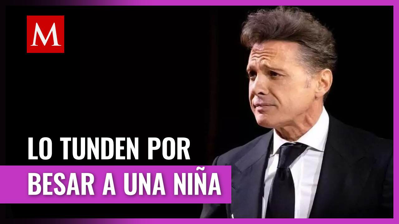Luis Miguel besa a niña durante concierto