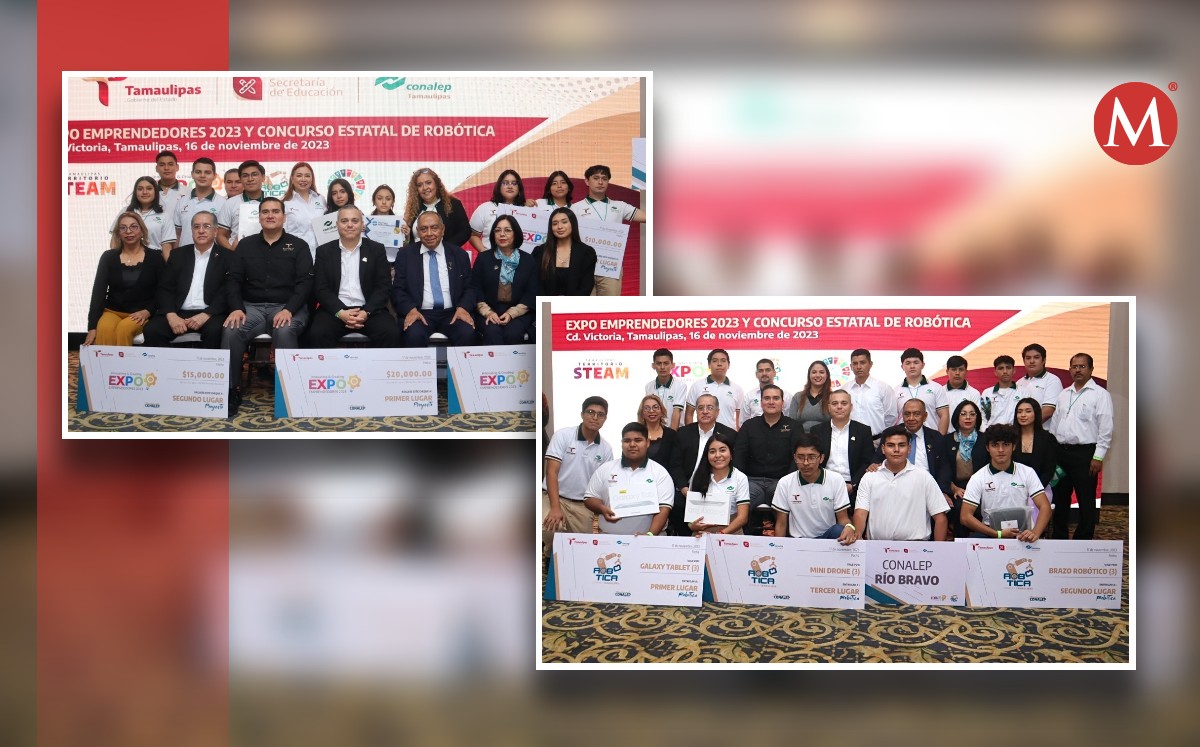 Premian a estudiantes del Conalep Tamaulipas en expo de emprendedores