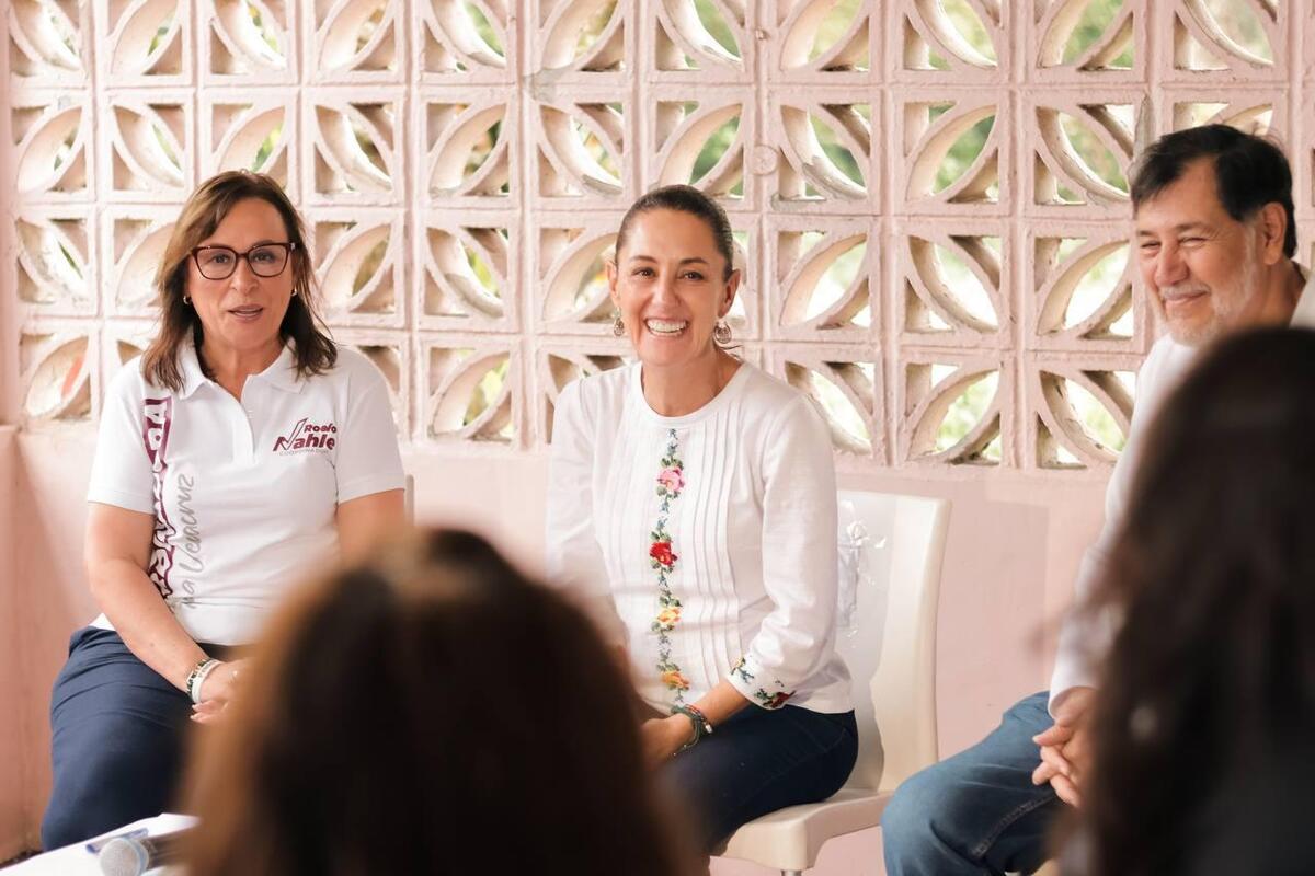 Solidaridad sin politización: Sheinbaum ante el impacto de 'Otis' en Coyuca de Benítez.  | Especial