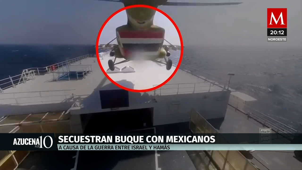 SRE confirma secuestro de dos mexicanos en buque 'Galaxy Leader' del Mar Rojo