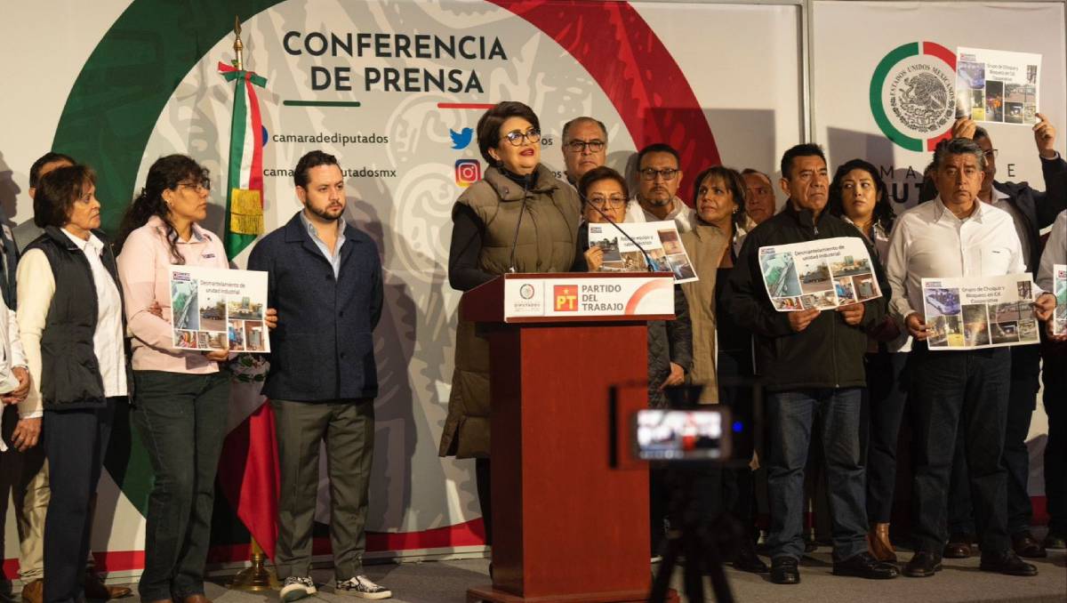 La diputada Magdalena Nuñez Monreal  encabezó una conferencia de prensa | Especial