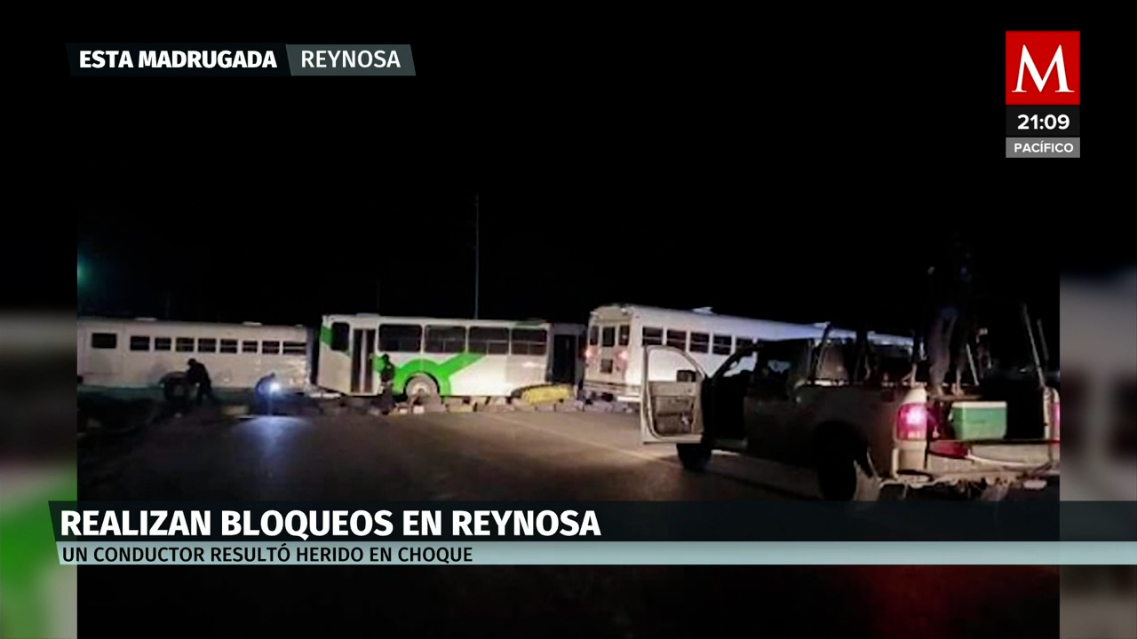 En Tamaulipas, segundo día de bloqueos por presunto grupo criminal