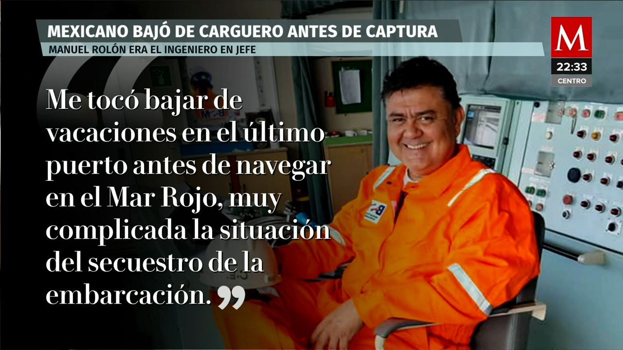 Manuel rolón abandonó 'Galaxy Leader' en puerto anterior a su captura