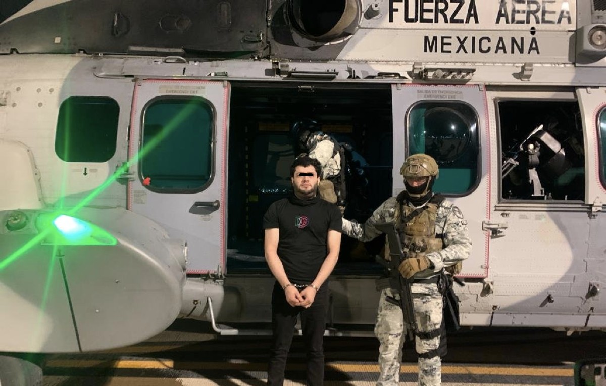 Nestor 'El Nini' detenido por la Guardia Nacional