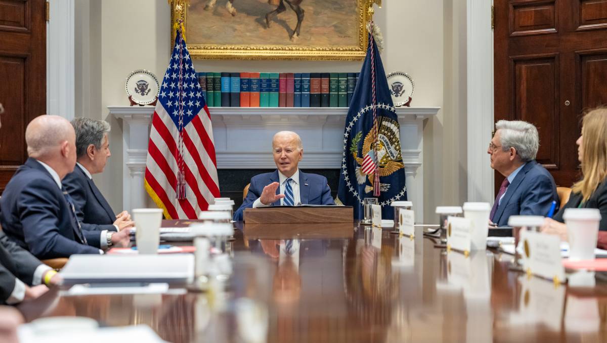 El Presidente de Estados Unidos con altos mandos de seguridad | Casa Blanca