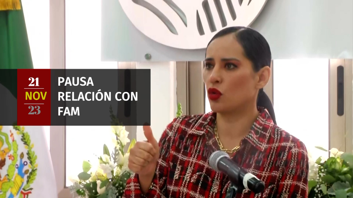 Sandra Cuevas anunció que pausará su relación con el Frente Amplio. Pedro Gamboa, 21 de noviembre de 2023