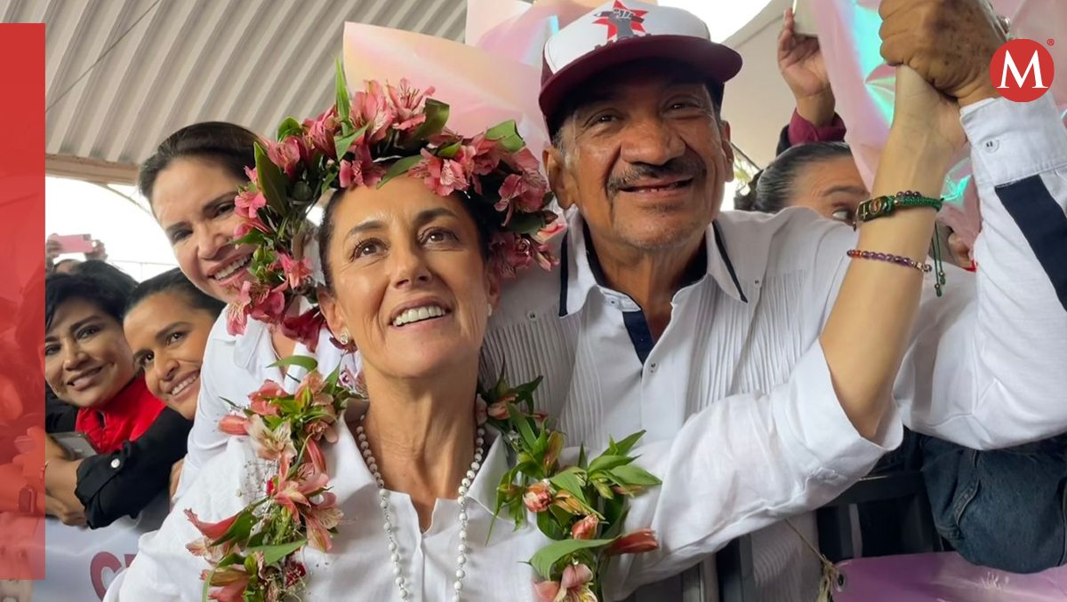Sheinbaum durante su último día de gira por Veracruz. | José Antonio Belmont