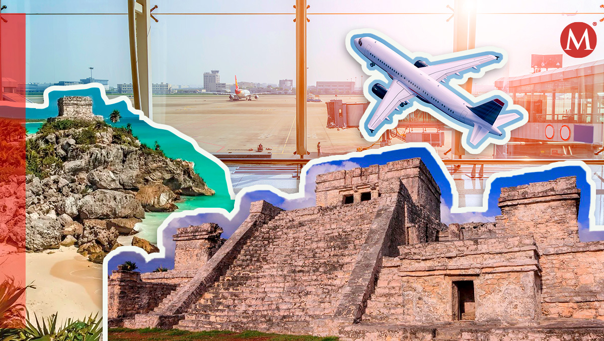 El aeropuerto de Tulum es una de las obras emblemáticas de este gobierno. | Diseño: Óscar Ávila