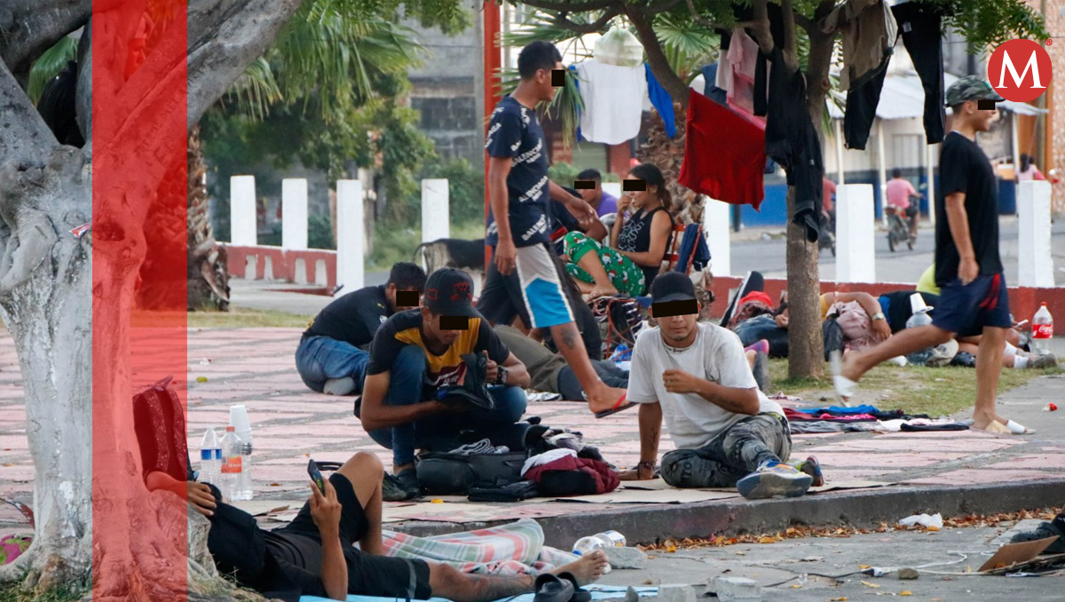 Caravana migrante descansará en el municipio de Santo Domingo para continuar rumbo a Juchitán; agudiza crisis migratoria. | Especial