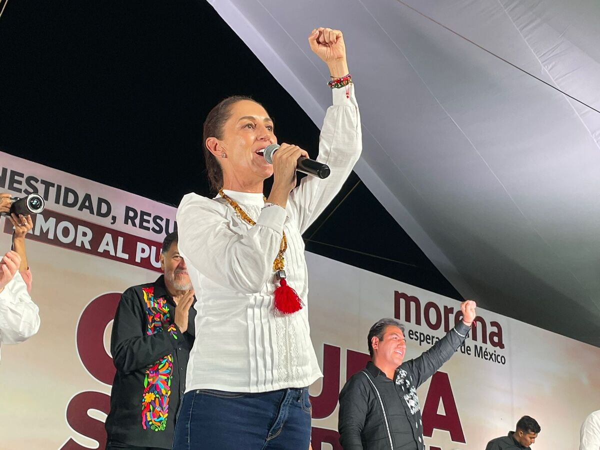Claudia Sheinbaum, precandidata presidencial de la coalición Sigamos Haciendo Historia. | Foto: José Antonio Belmont.