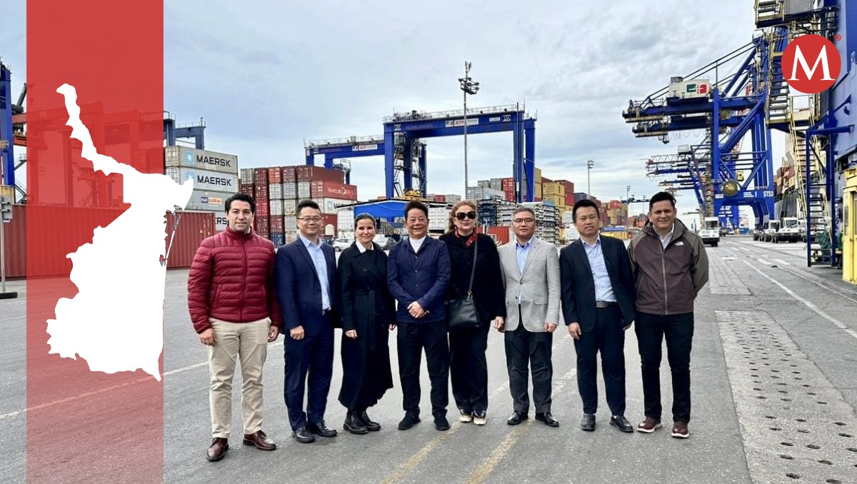 Delegación de empresarios de China y autoridades de Tamaulipas visitaron el puerto de Altamira.