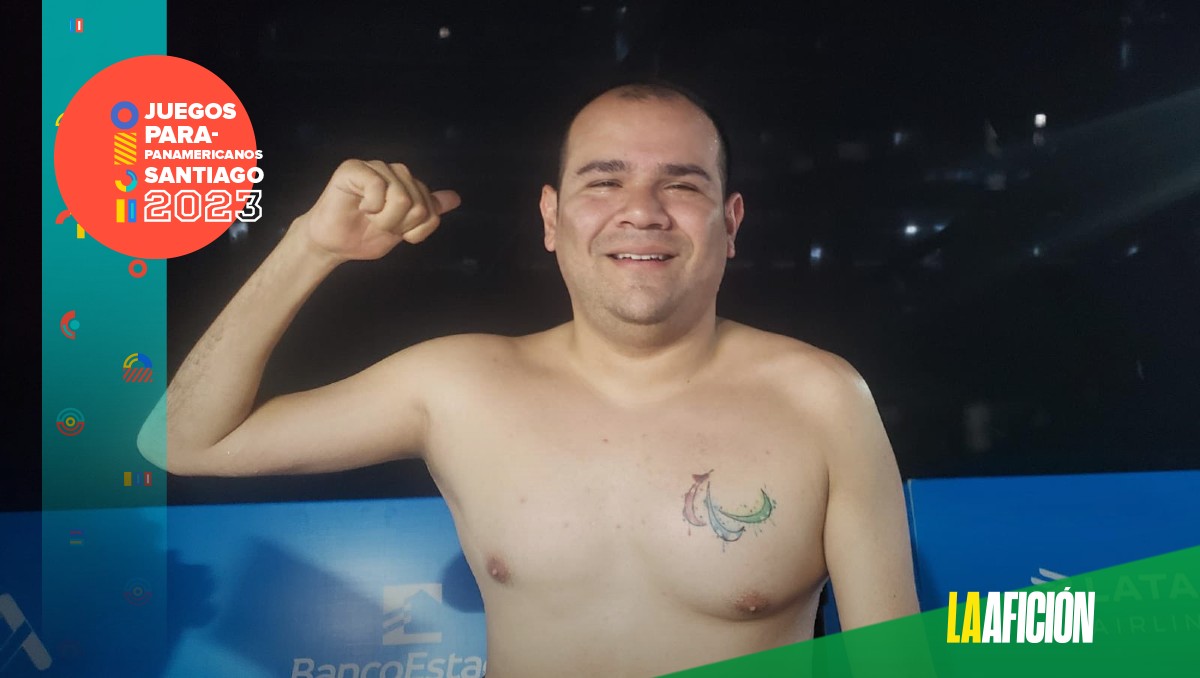 Diego López cosechó su tercer metal dorado en Santiago 2023 (X @Conade)