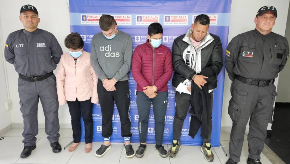 El grupo Olimpo fue arrestado por la policía de Bogotá | X