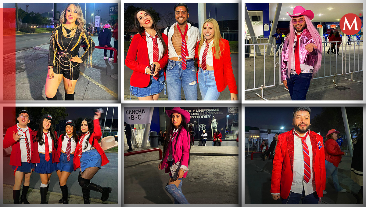 Fans de RBD acuden disfrazados al concierto de la banda en Monterrey. Fotos: Ileana González