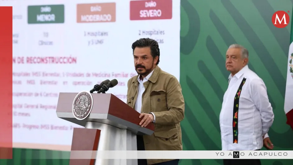 IMSS da a conocer plan de reconstrucción para hospitales afectados por 'Otis'