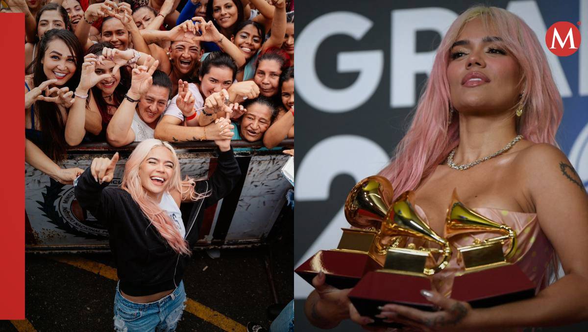 Karol G se presenta en cárcel tras ganar en los Grammy (especial/AFP).