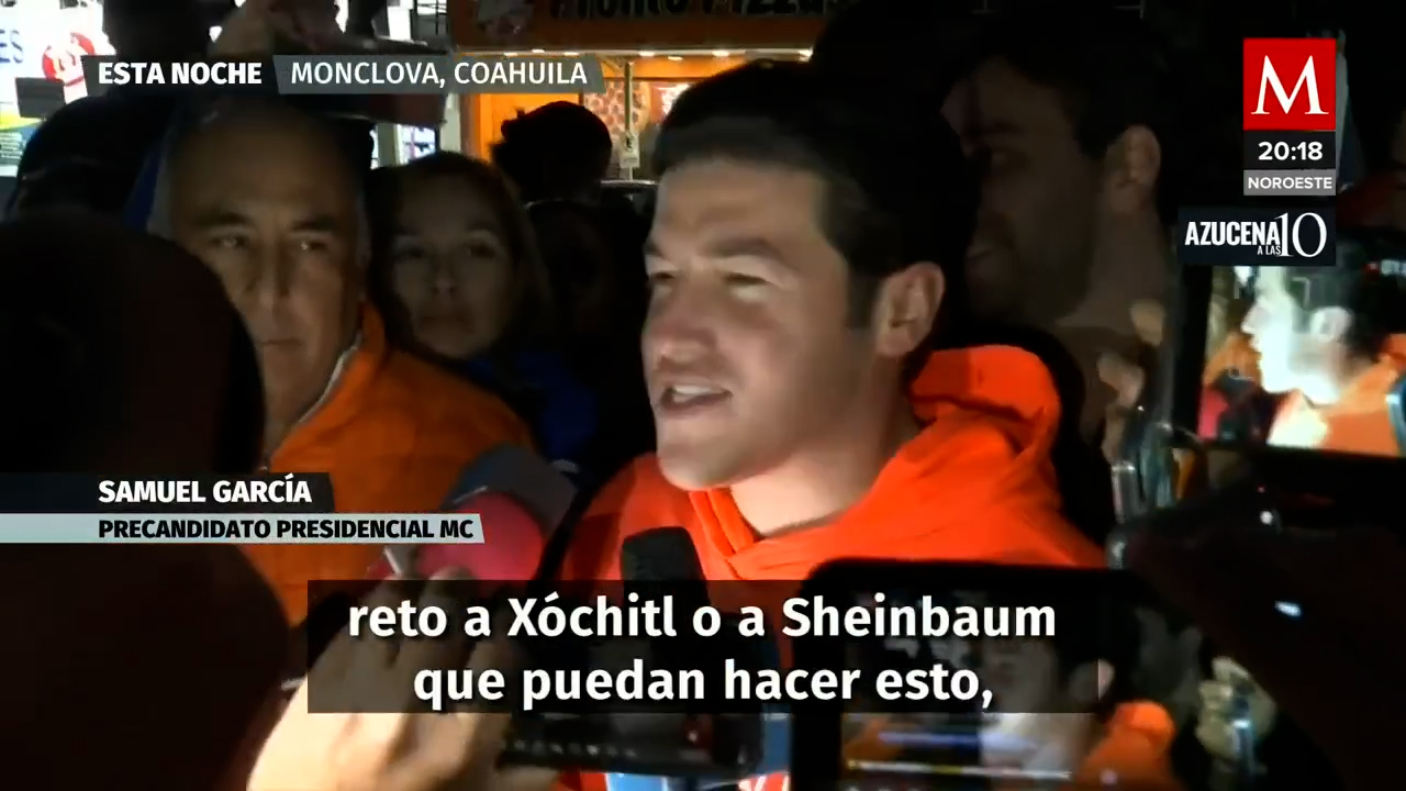 Samuel García y sus estrategias en el tercer día de precampañas
