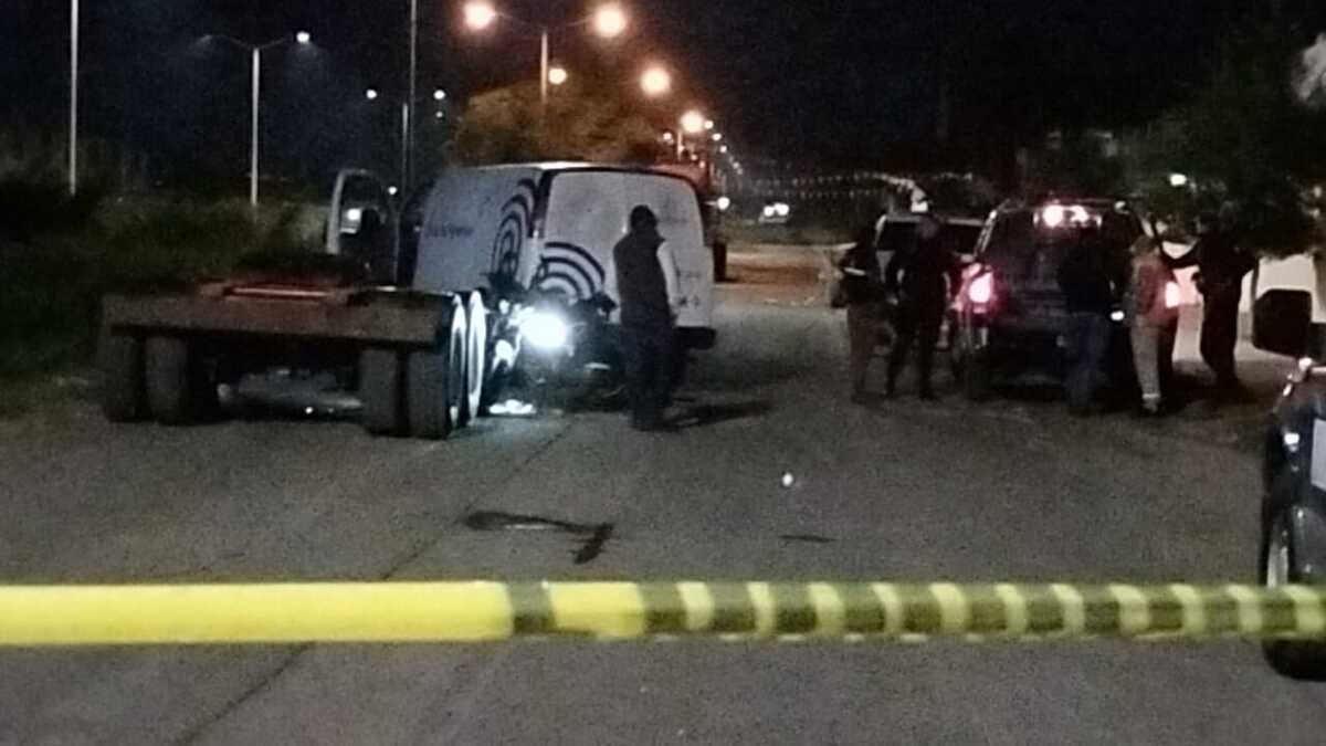 El accidente ocurrió sobre la Carretera a Colotlán. (Vicente Torres)